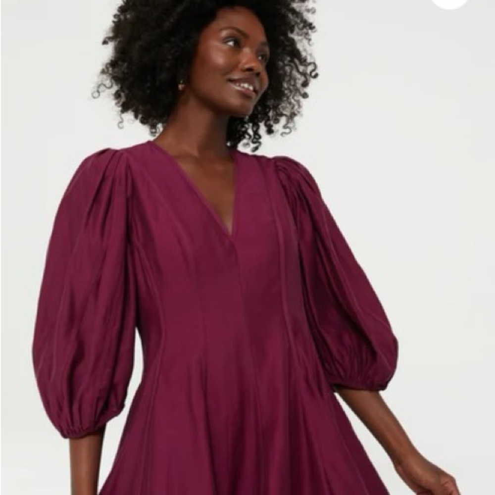 Tuckernuck Dress NWT Plum Vneck